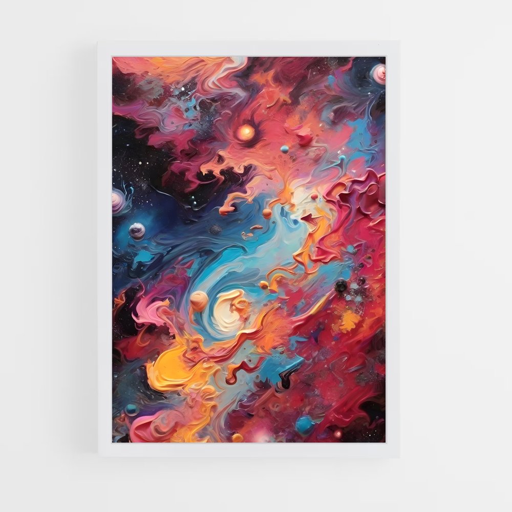 Poster Nebula Fantasia – affiche Art spatial (vue 3)